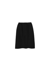 Honeycomb pencil skirt with seam detail - Black intense