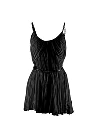 Sleeveless sweetheart dress - Intense Black