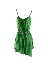 Sleeveless sweetheart dress - Bamboo Green