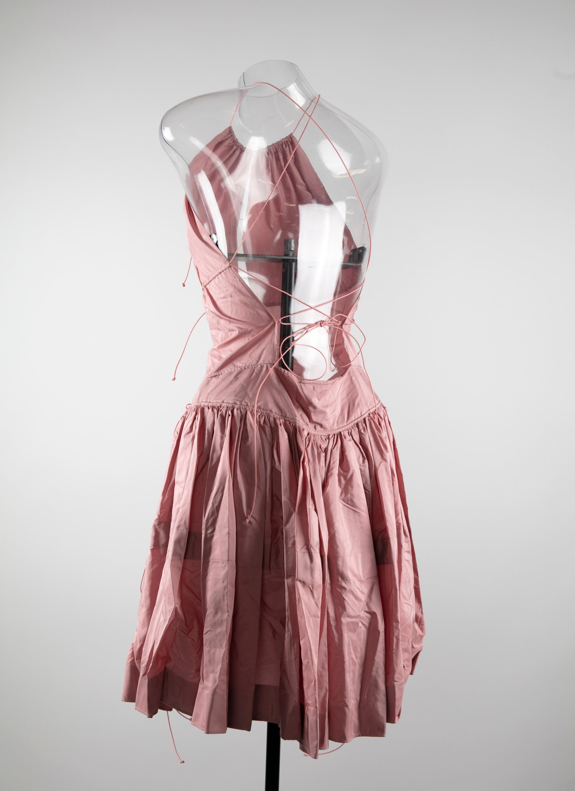 Robe sans manches en soie - Rose pale