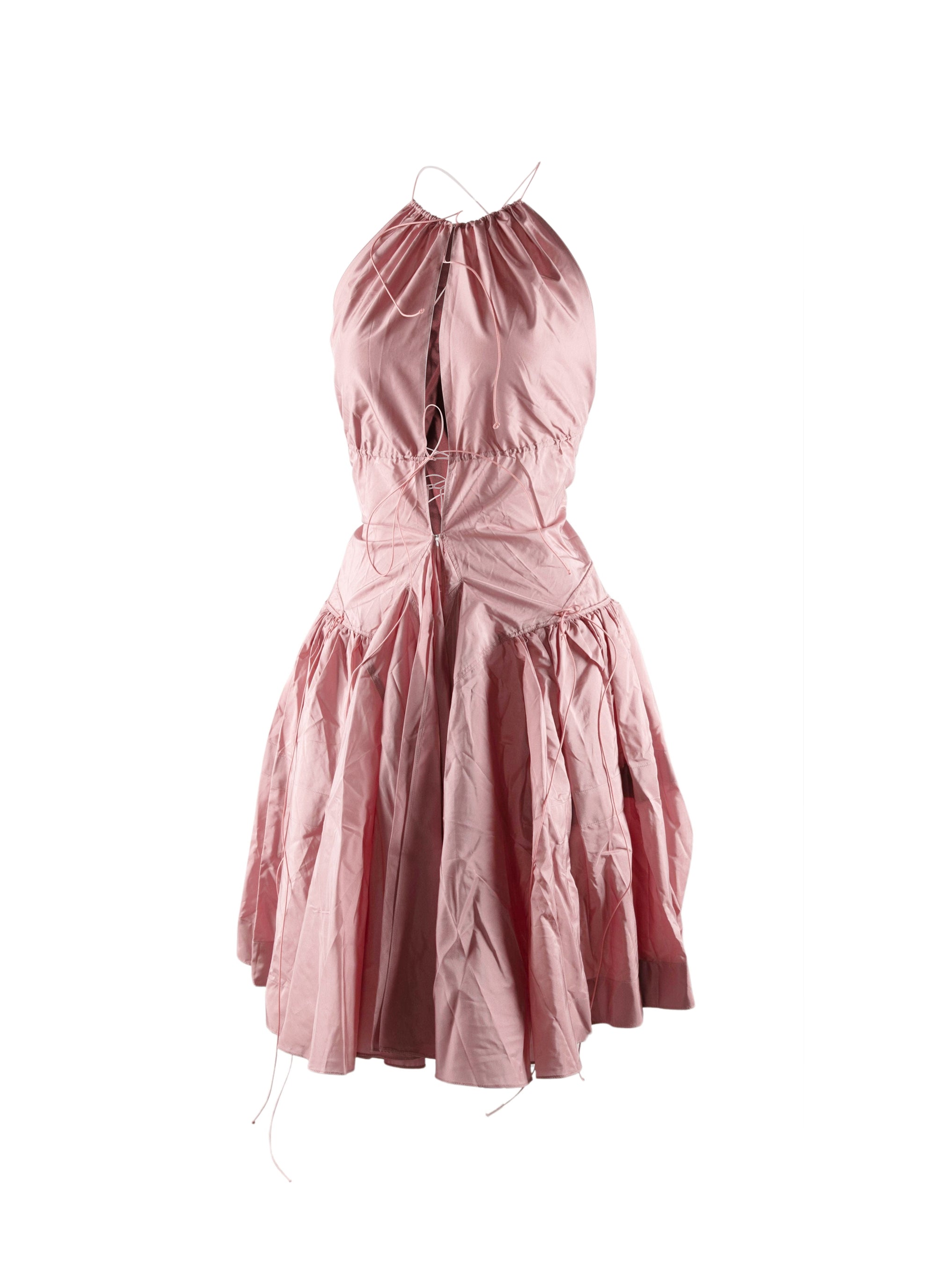 Robe sans manches en soie - Rose pale