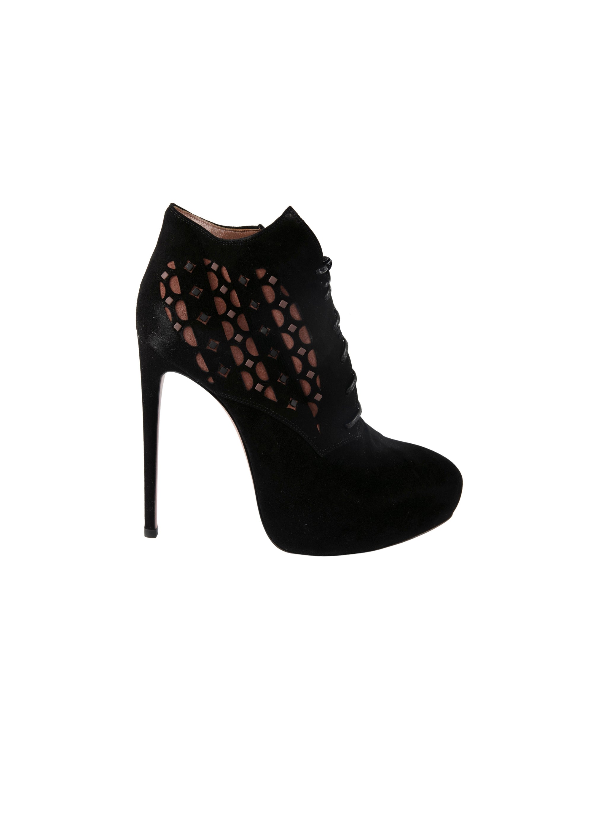 Studded leather boots - Black & Hazelnut