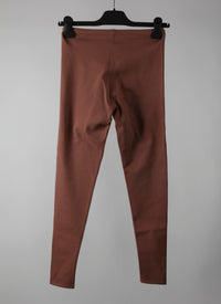 Legging basique en laine - Tabac