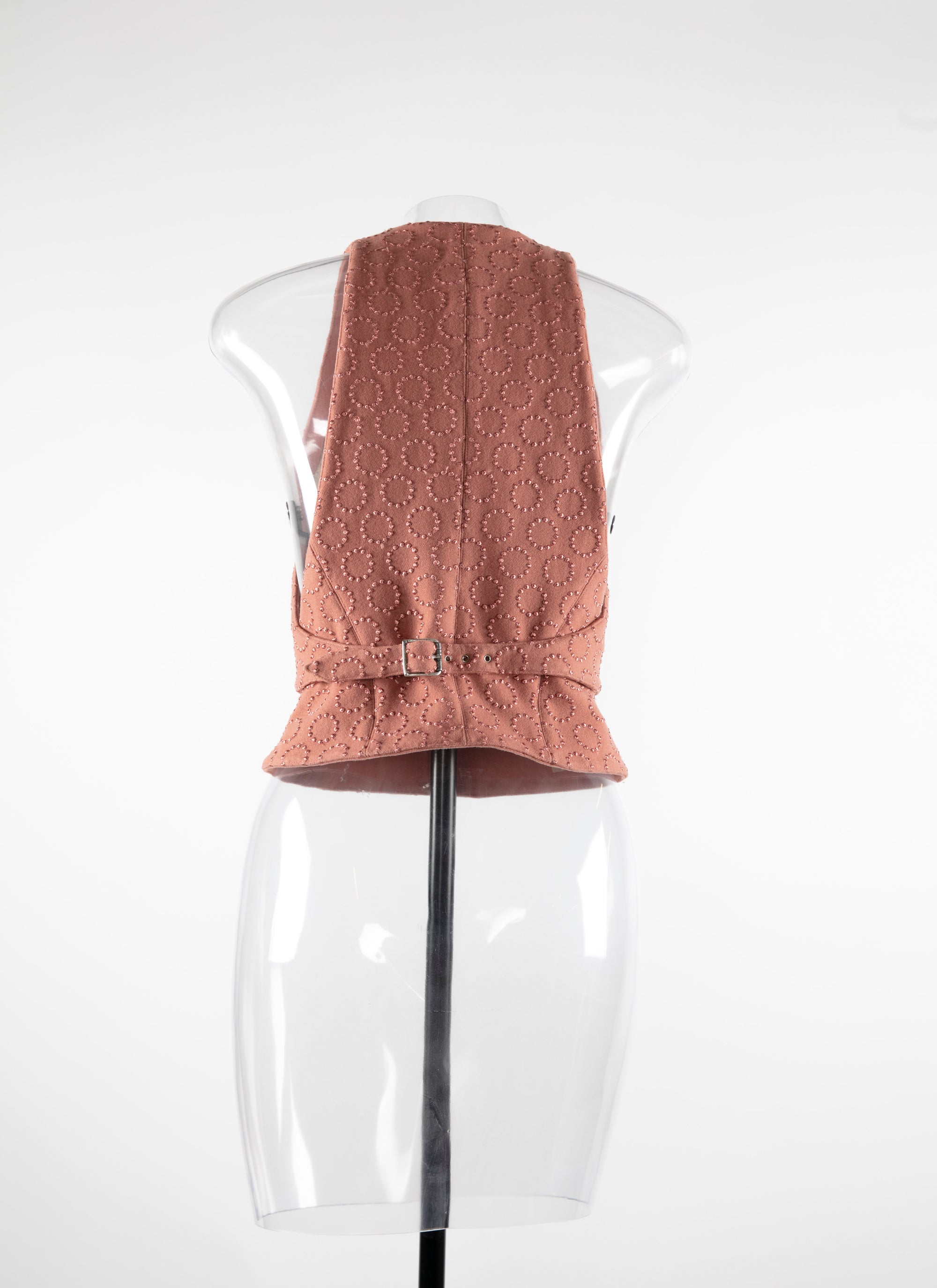 Gilet sans manches en laine - Rose The