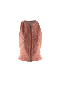 Gilet sans manches en laine - Rose The