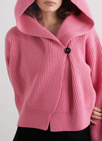 Cardigan à manches longues en laine et cachemire - Candy