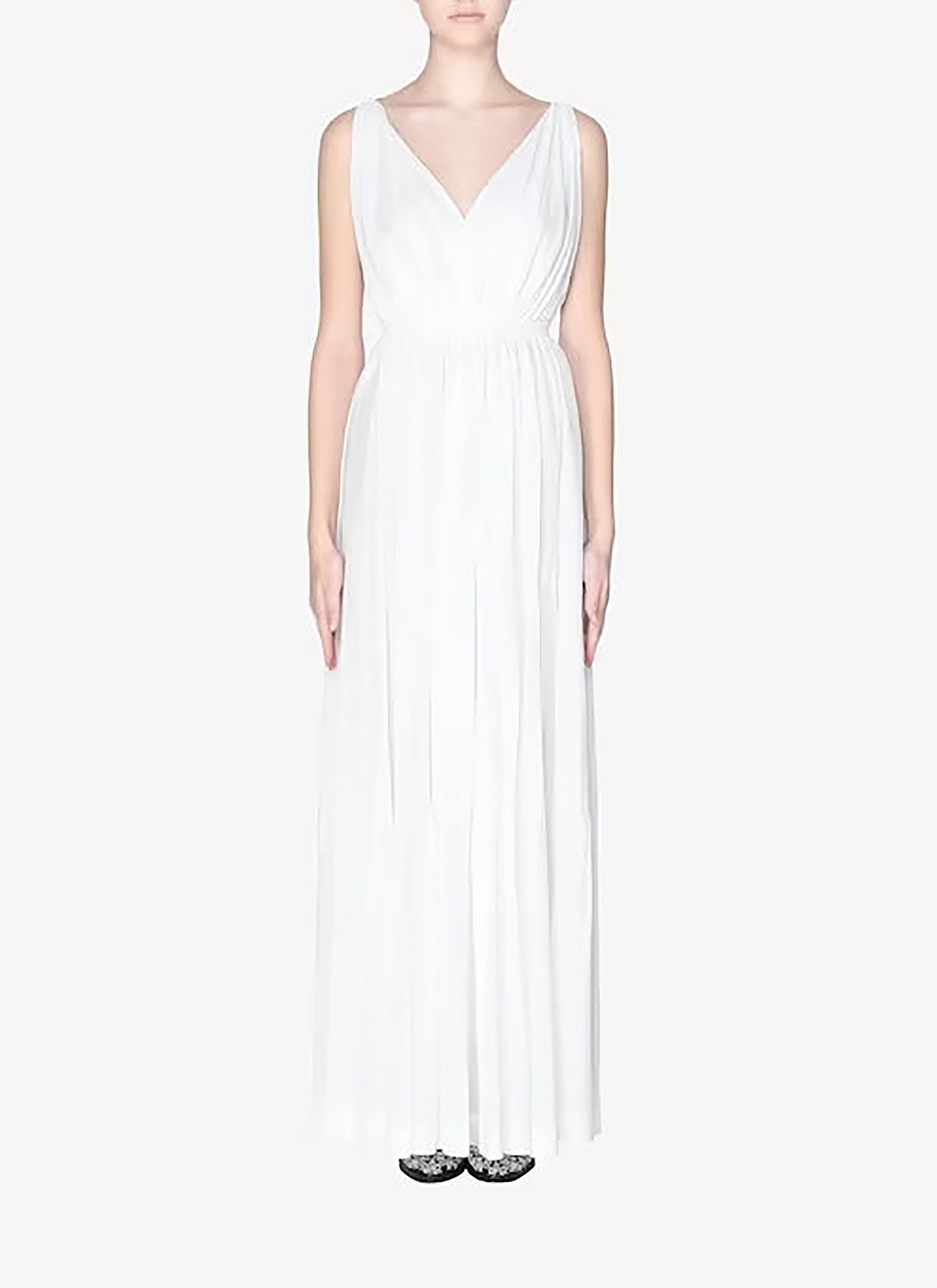 Sleeveless Déesses dress - Intense Black