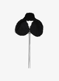 Long neck Tie back - Black