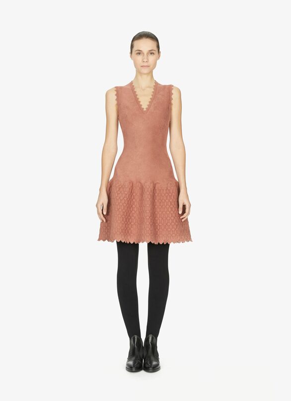 Robe sans manches Croisée en maille - Sahara