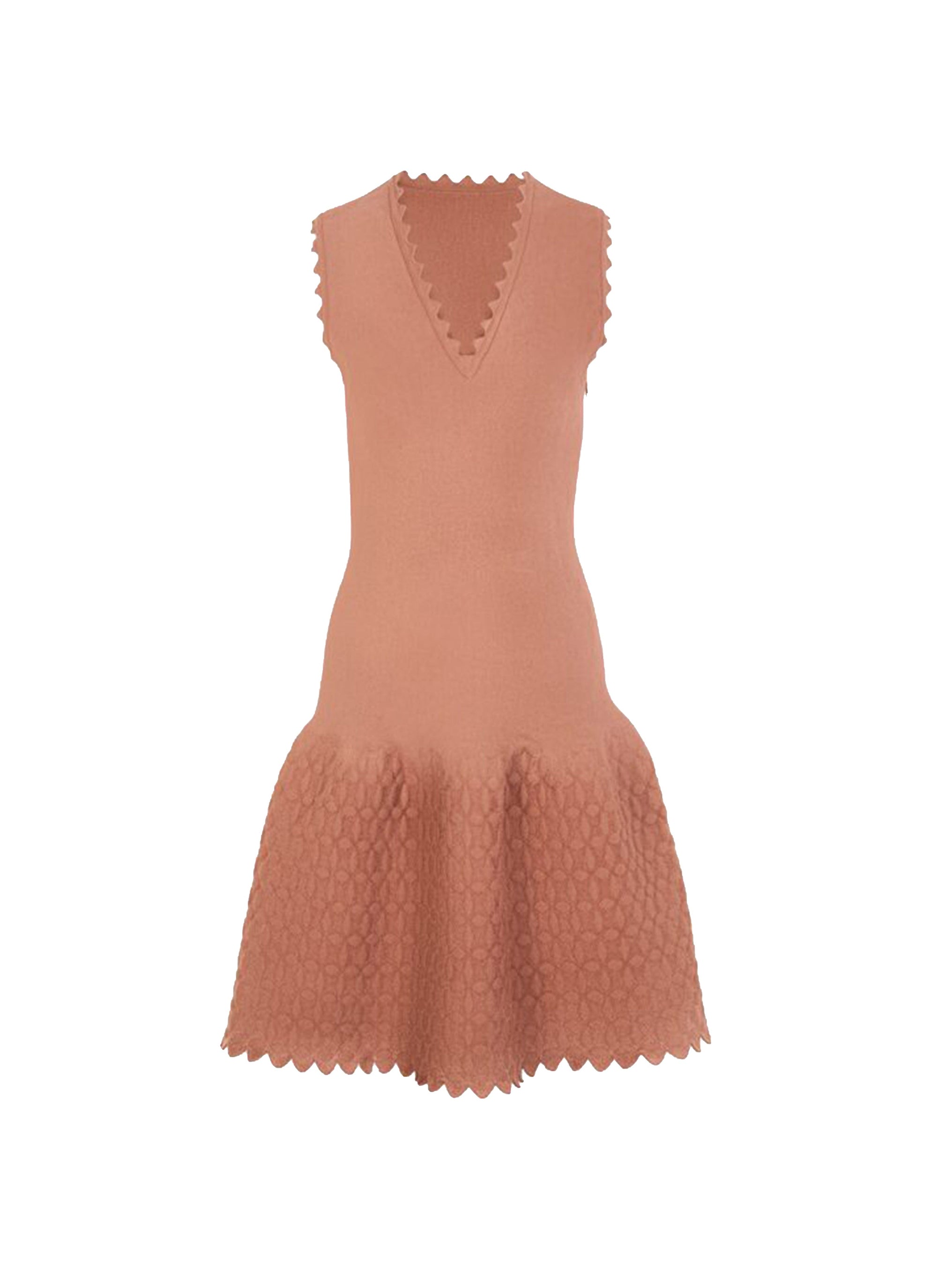 Sleeveless wool blend double-breasted dress - Sahara