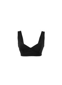 Strapless crop top - Black intense