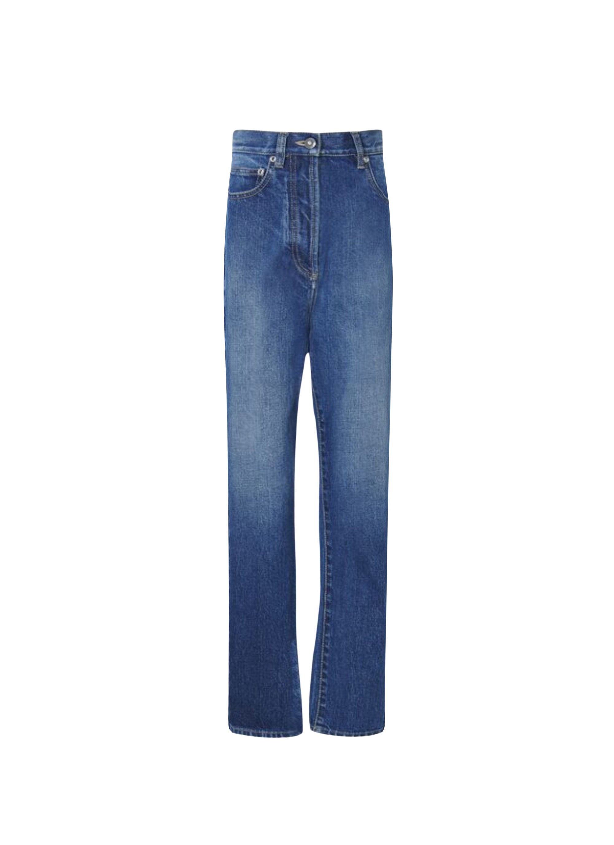 Jean à taille haute - Bleu Jeans