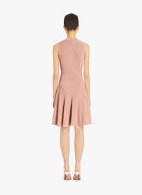 Robe courte sculptante - Bordeaux