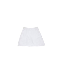 Trapeze skort - White