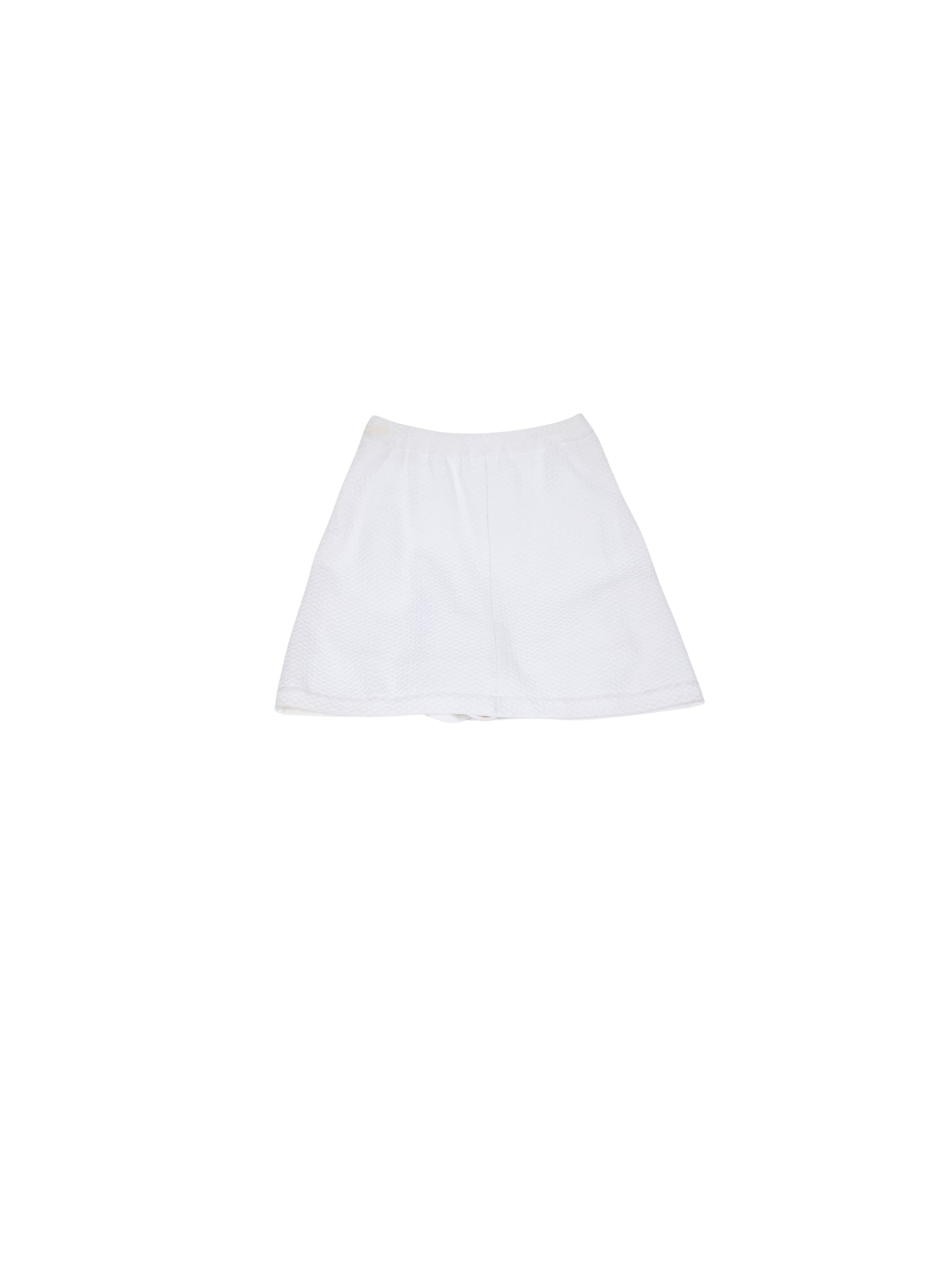 Trapeze skort - White