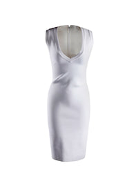 Straight dress - White