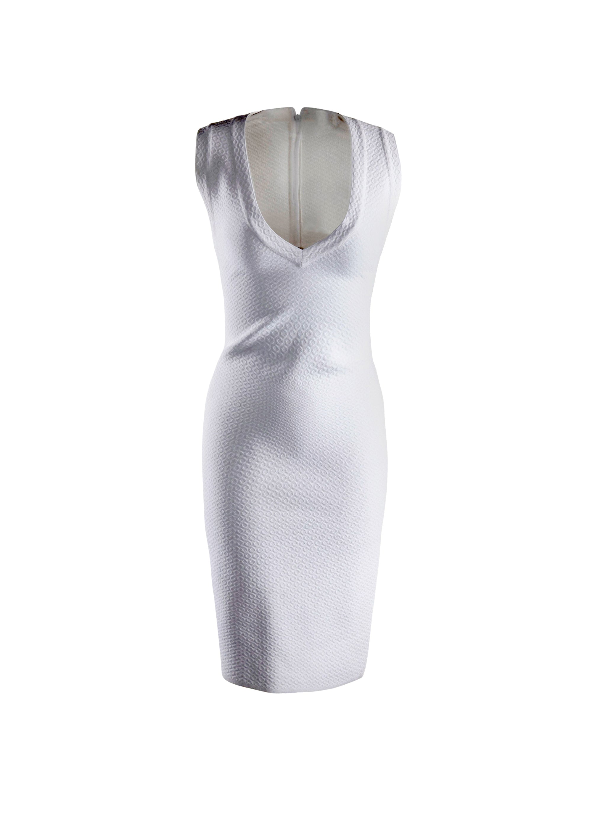 Straight dress - White