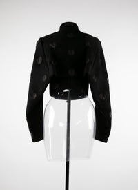 Long sleeve bolero - Red & White