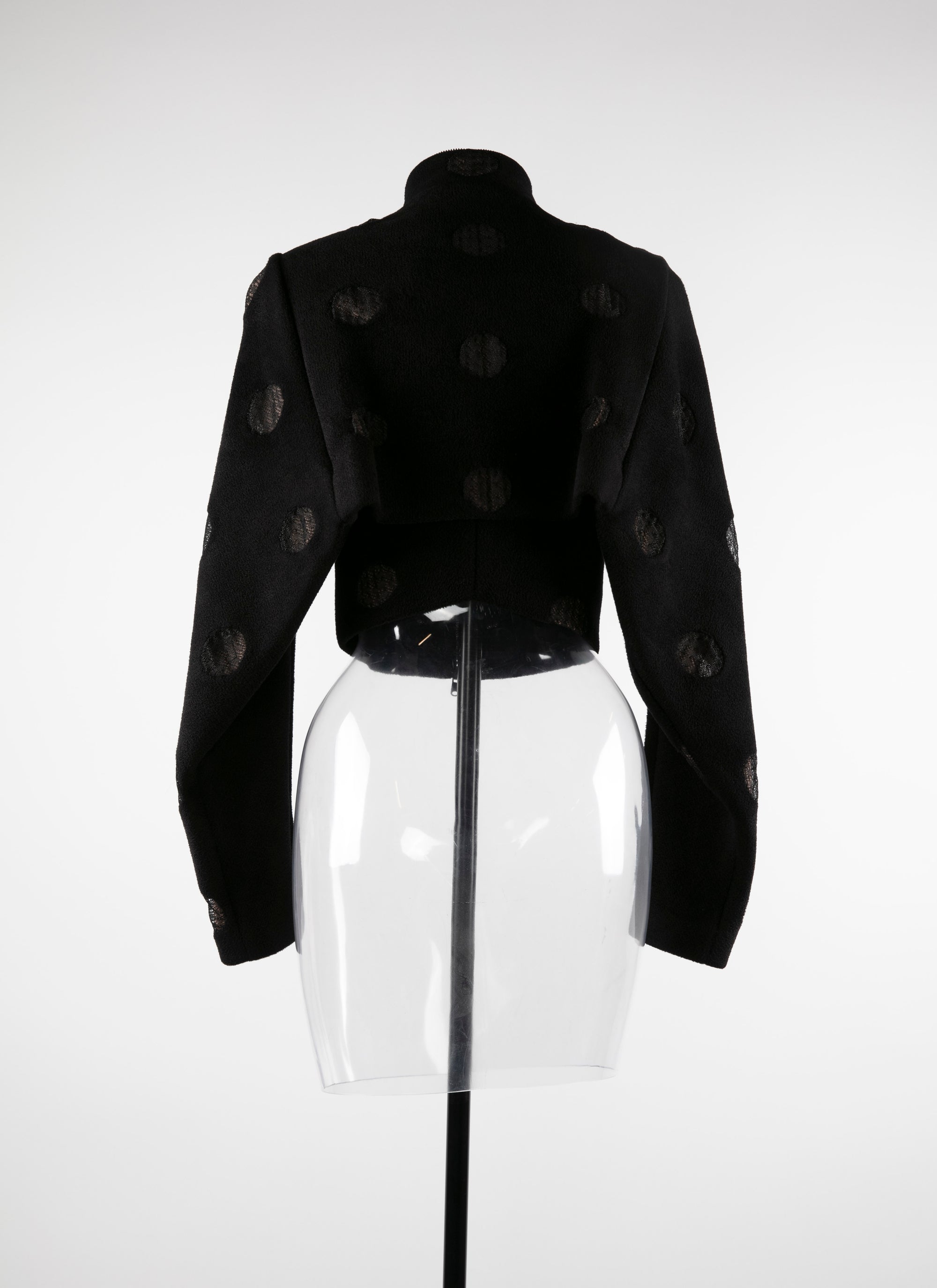 Long sleeve bolero - Red & White