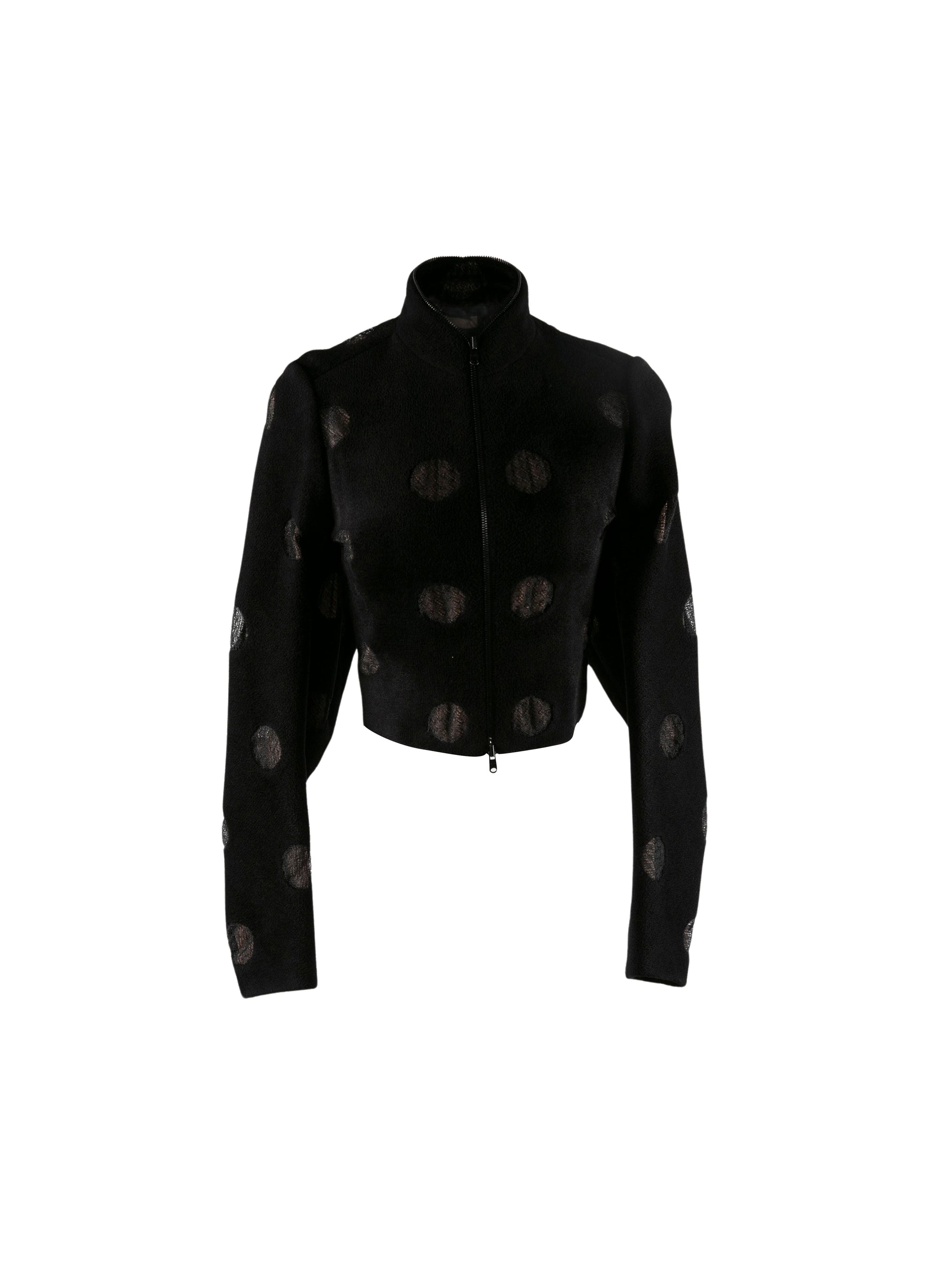 Long sleeve bolero - Red & White