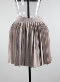 Jupe plisse - Cristal Beige