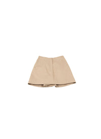 Plain skort - Beige