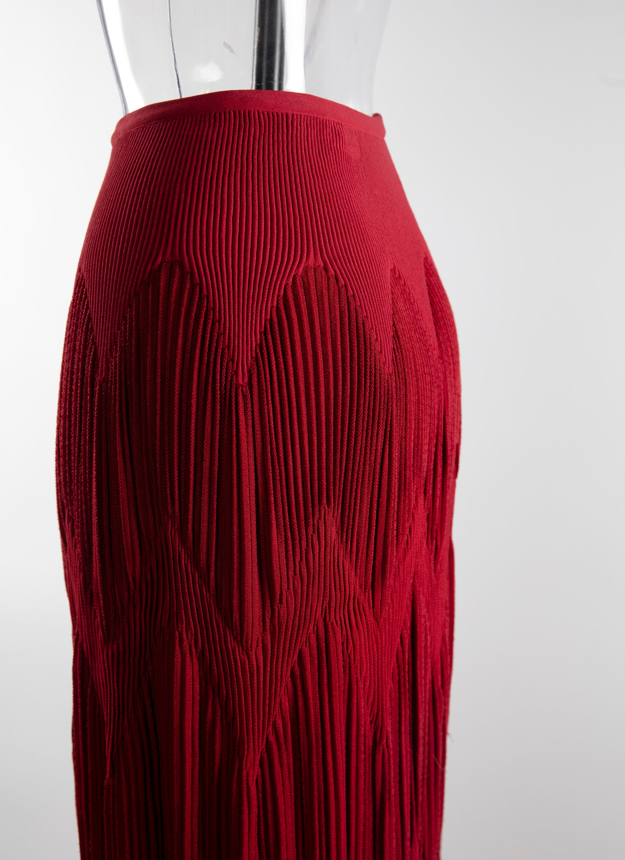 Long fitted skirt with gathers - Carmine