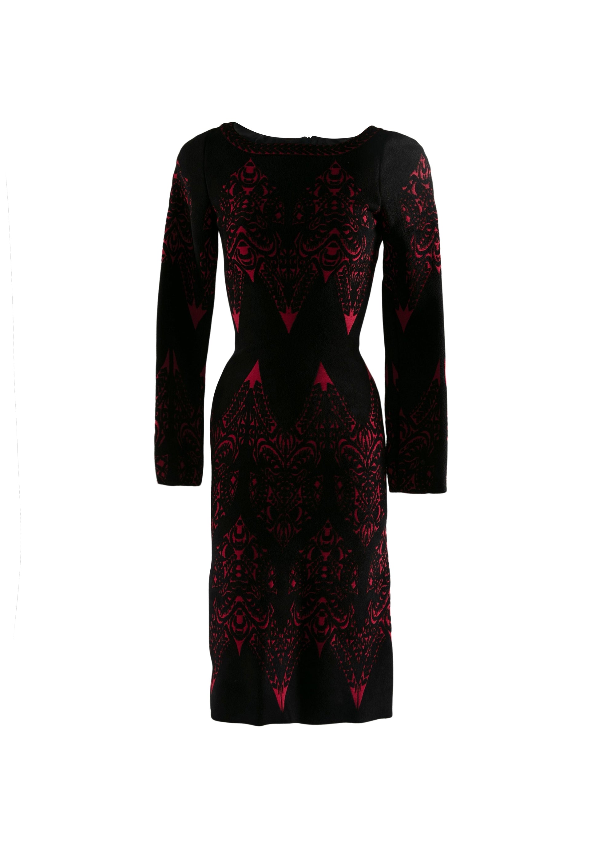 Fitted dress with lace - Black & Ruby