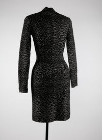 Printed short dress - Black & White Break