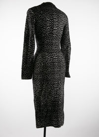 Printed mid-length dress - Black & White Break