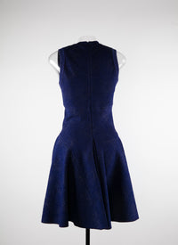Fitted dress with flared skirt - Indigo & Copper