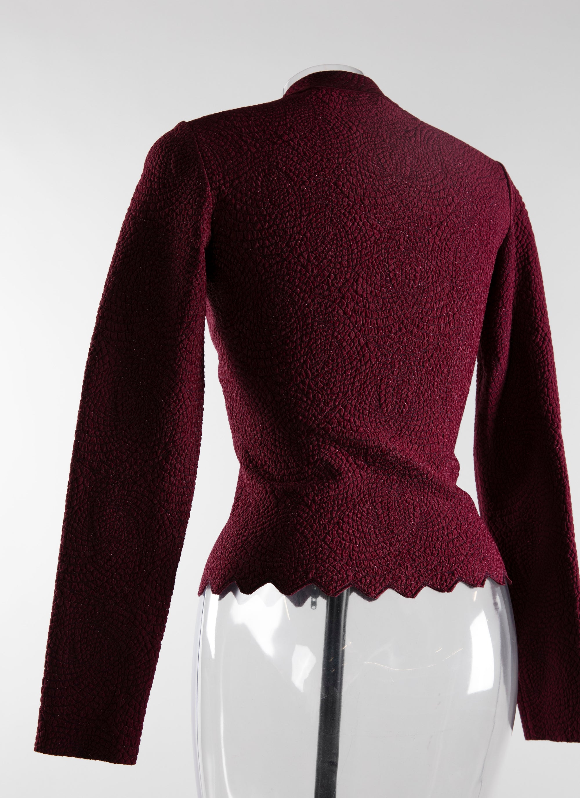 Slim-fit cardigan with zip fastening - Grenadine