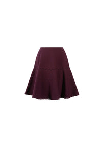 Hinged mesh skirt - Violet