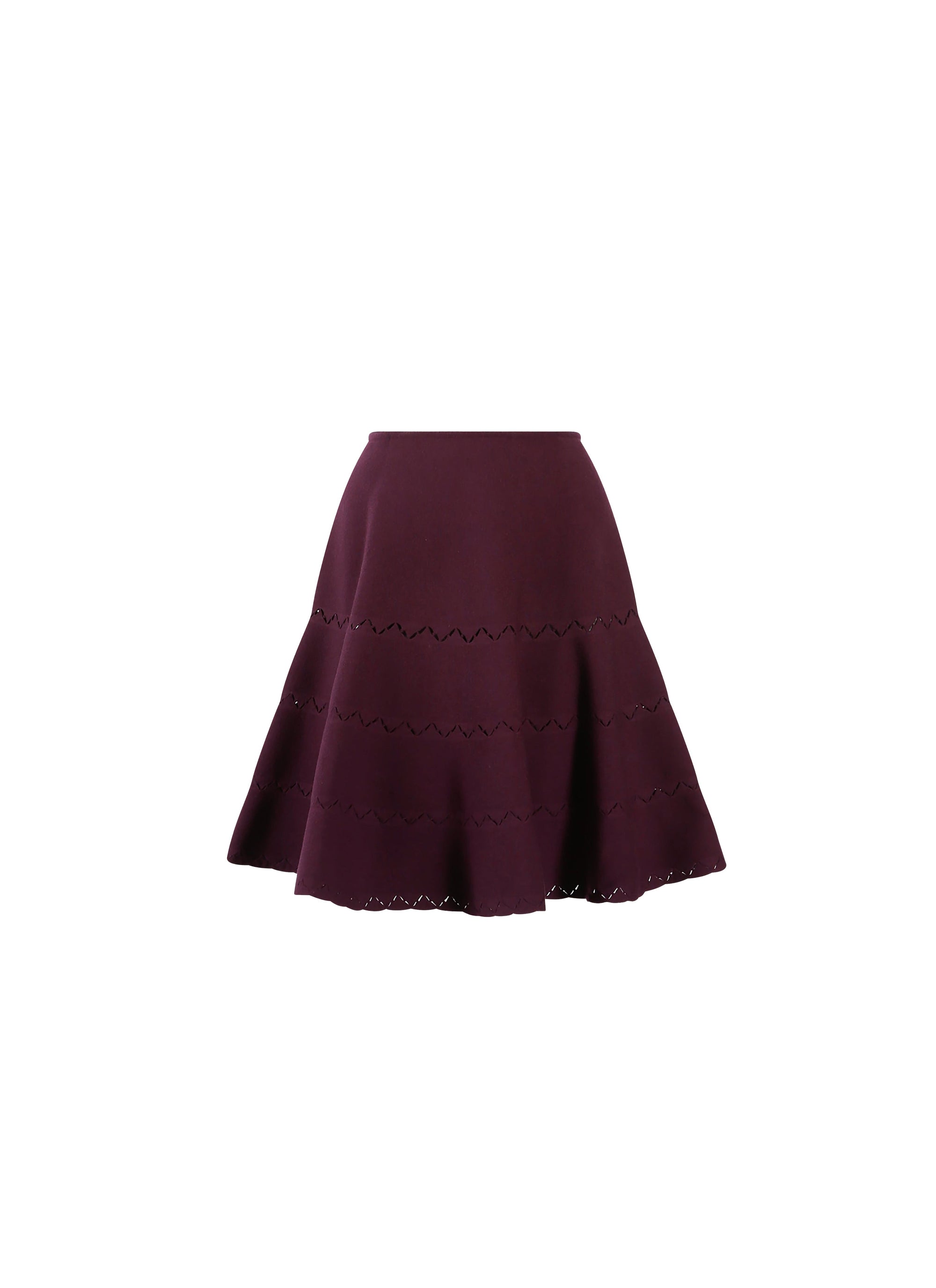 Hinged knit skirt - Violet