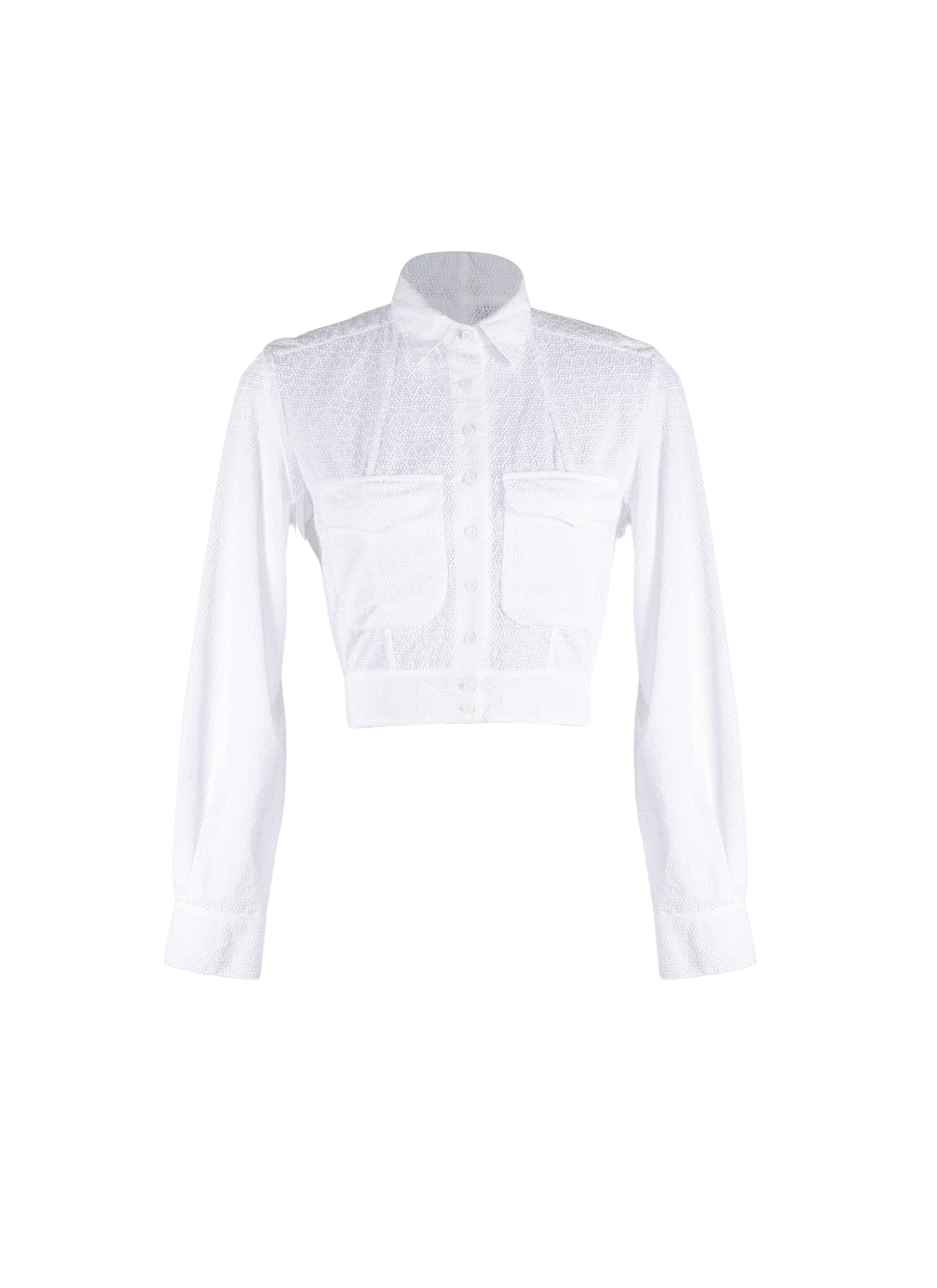 Africa short shirt - White