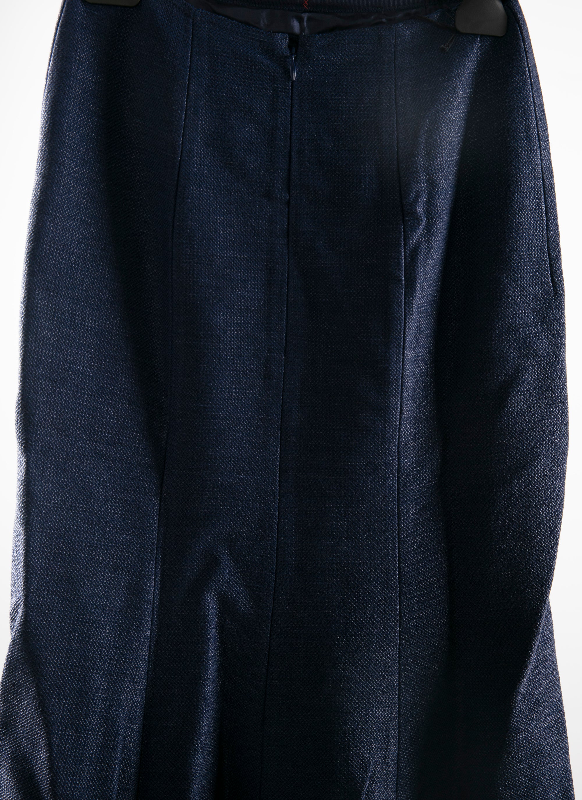 Raffia skirt - Cobalt