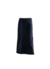 Raffia skirt - Cobalt