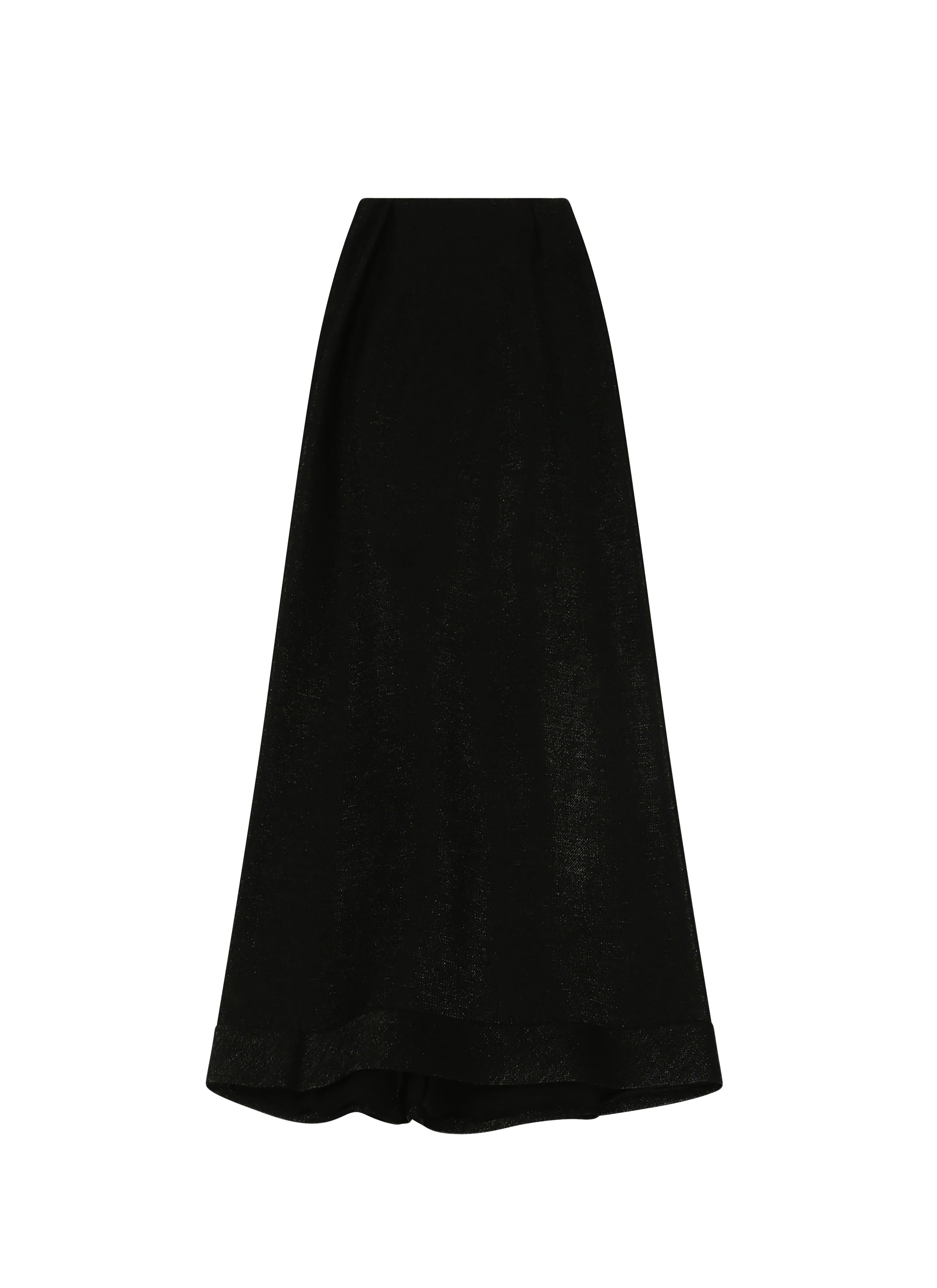 Raffia skirt - Intense Black