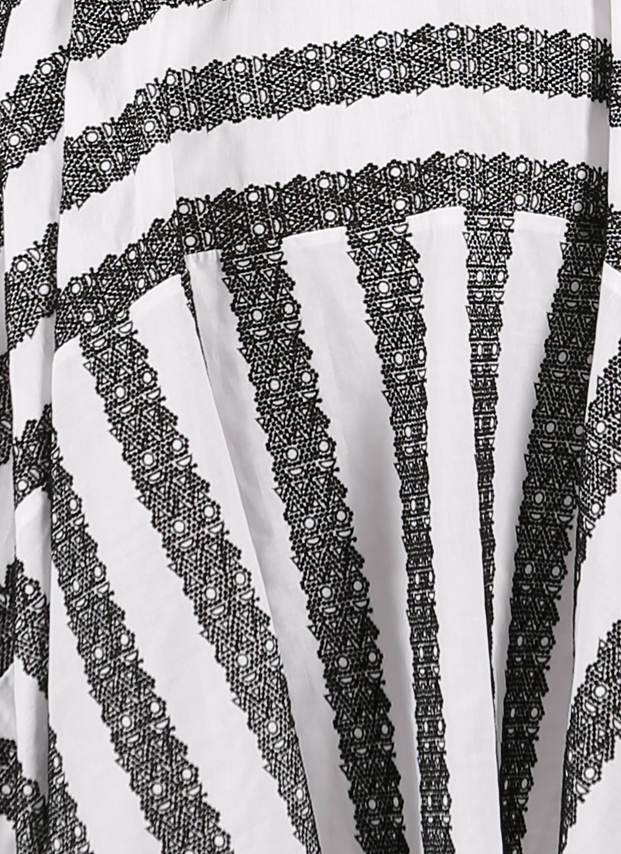 Jupe "Art Déco" - Blanc & Noir