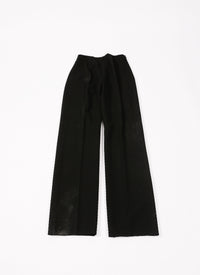Marquises wide-leg trousers - Black intense