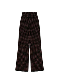 Recif wide-leg trousers - Black & Copper
