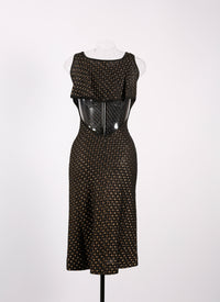 Recif dress - Black & Gold