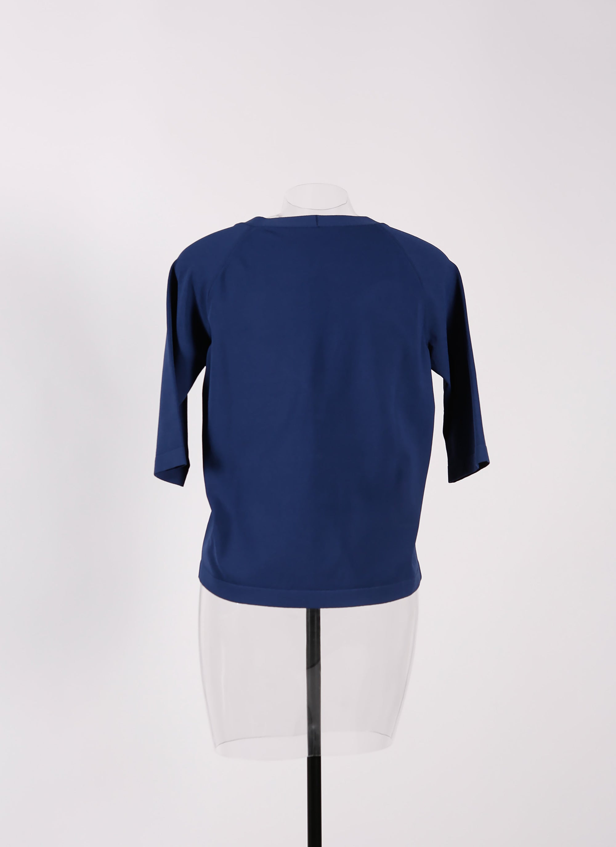 Cardigan court à manches longues en maille - Cobalt