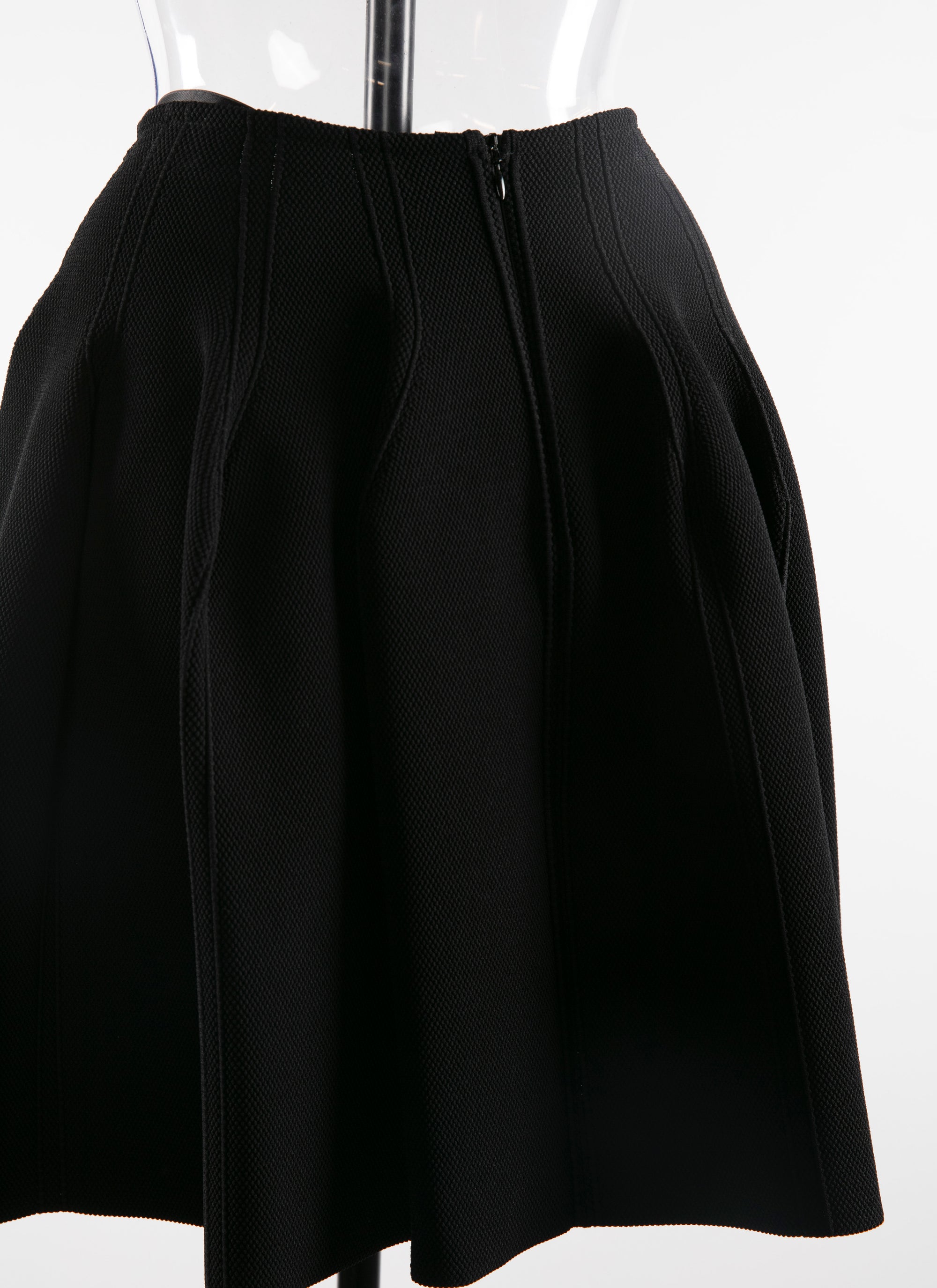 Textured crinoline skirt - Black intense
