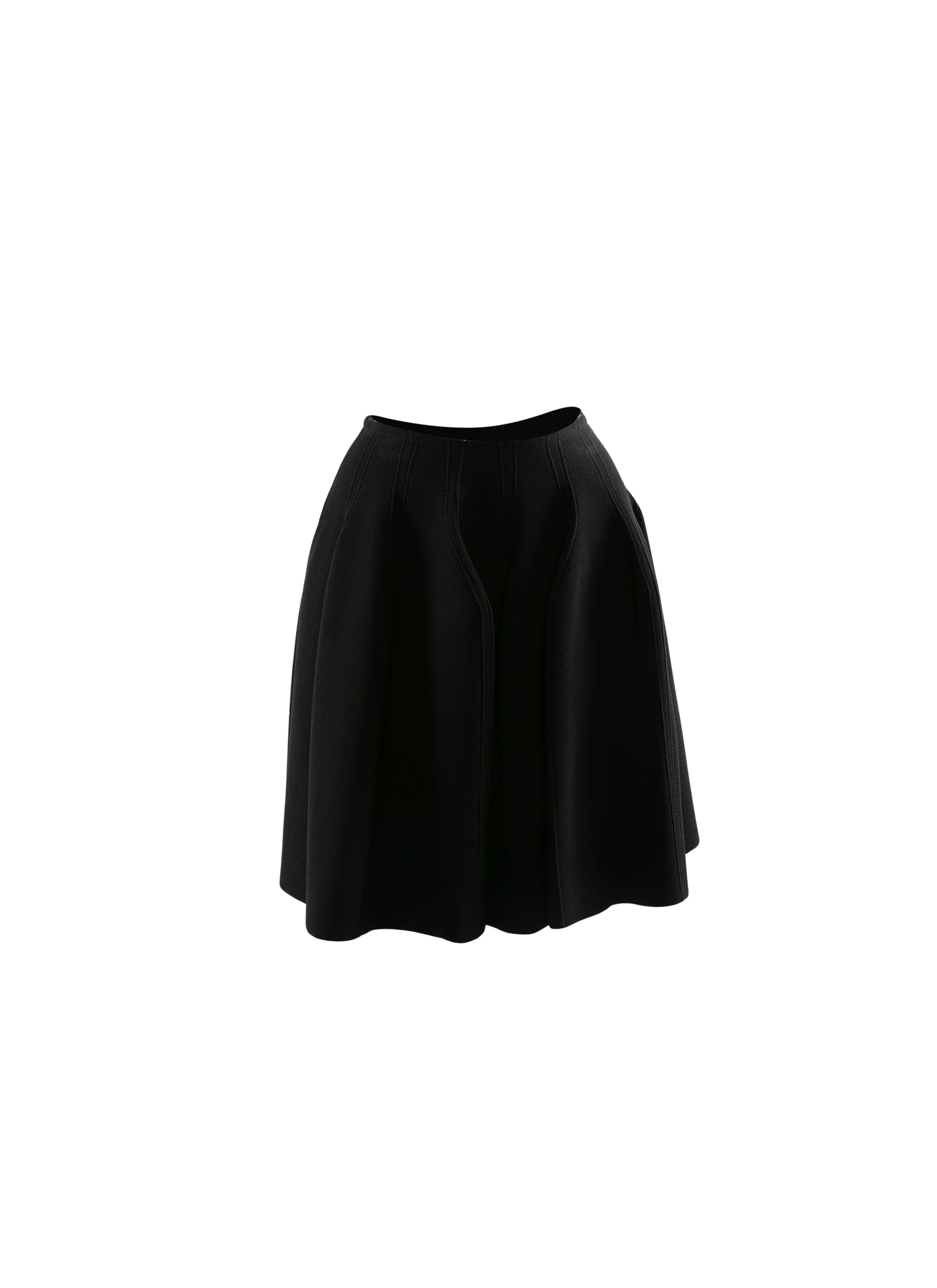Textured crinoline skirt - Black intense