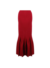 Piquée Nymphea knitted skirt - Purple