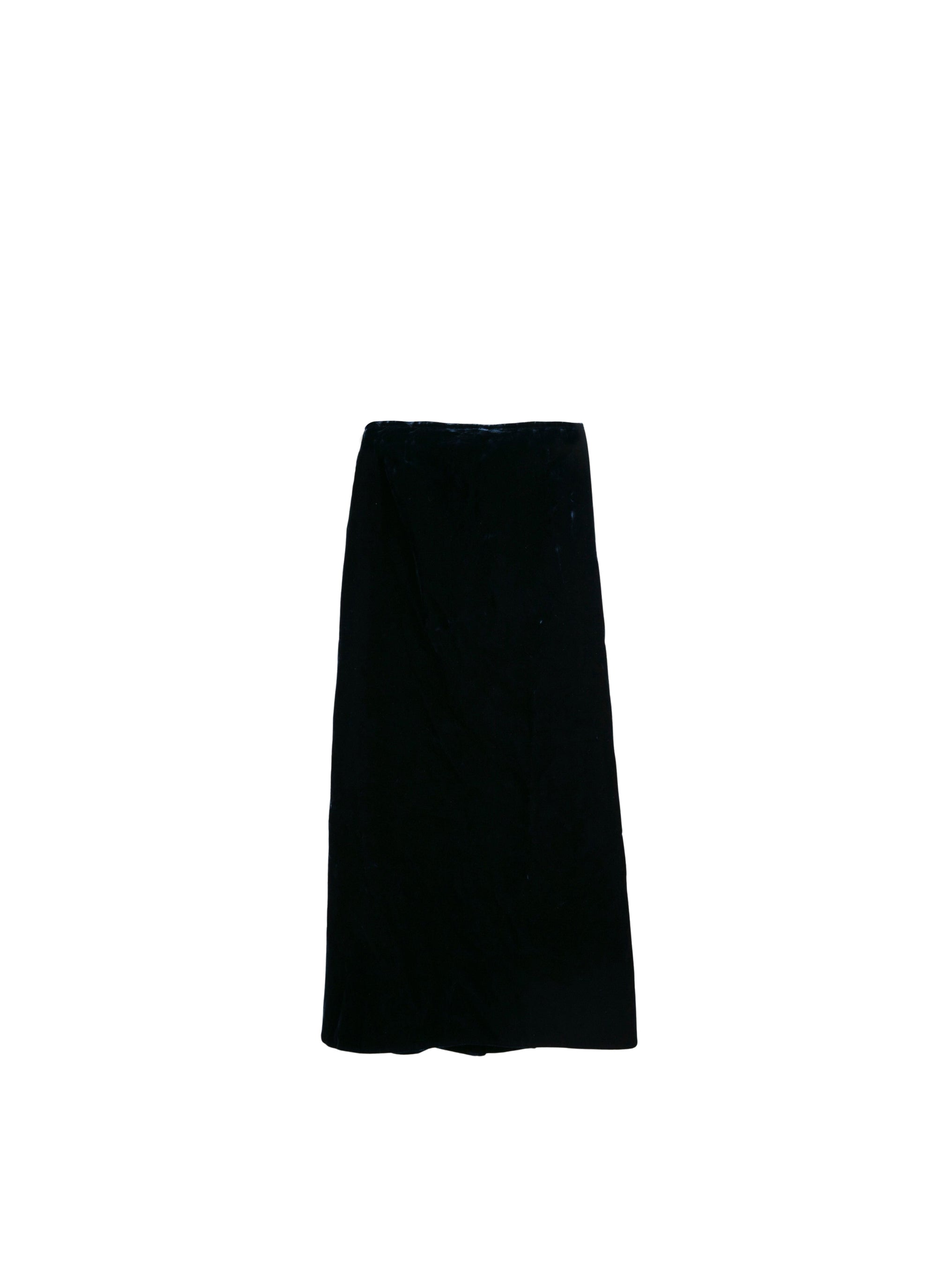 Plain midi skirt - Night