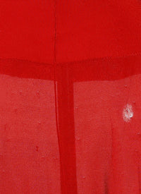 Sheer plain short skirt - Lacquer