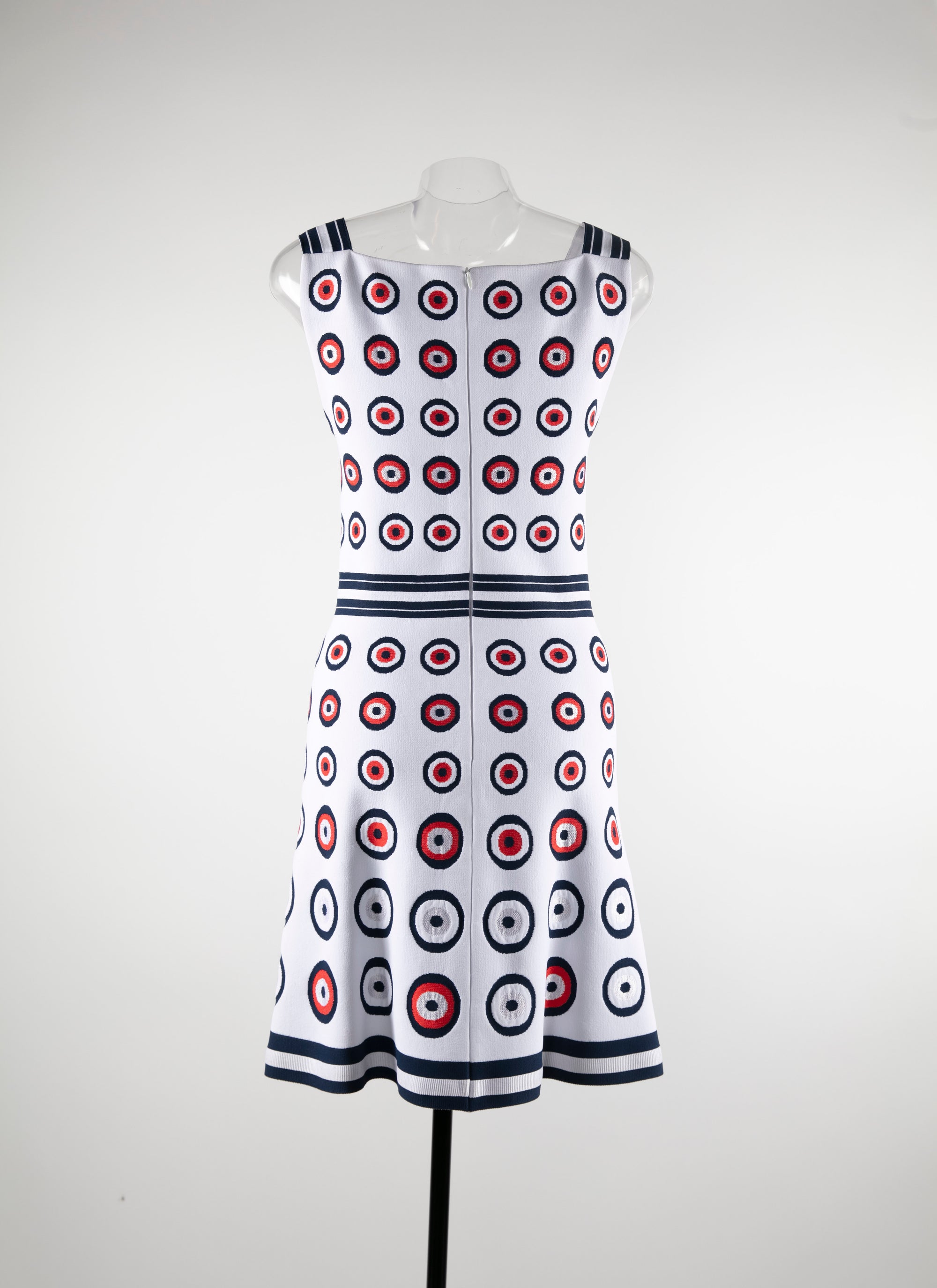 Atomic sleeveless dress - Flesh & Multicolour