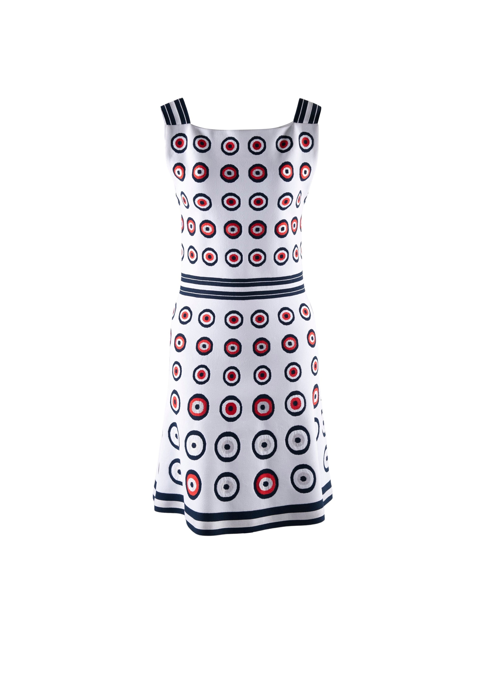 Atomic sleeveless dress - Flesh & Multicolour